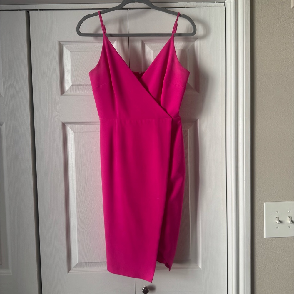 Gianni Bini Hot Pink Asymmetrical Dress